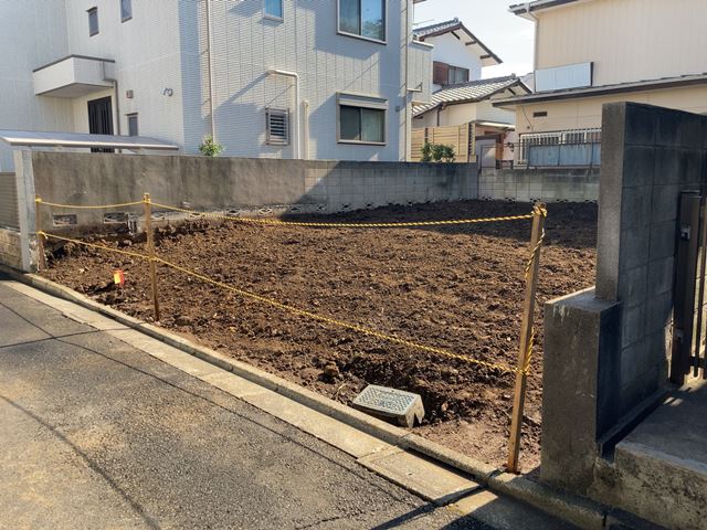 東京都世田谷区祖師谷の木造3階建て家屋解体工事後の様子です。